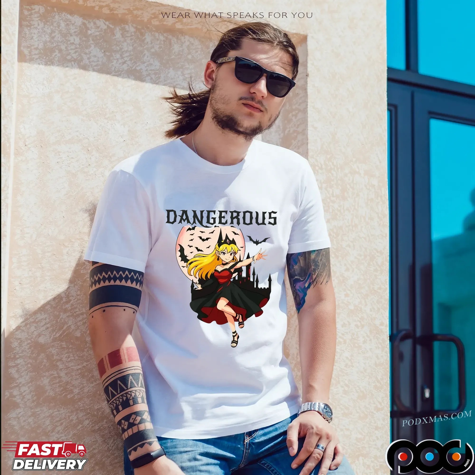 Halloween Anime Witch T-Shirt
