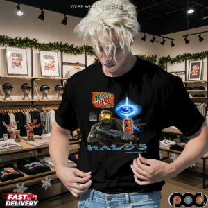 Halo 3 Mountain Dew Energy LiveWire Master Chief Gamer Nostalgia T Shirt