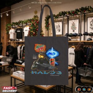 Halo 3 Mountain Dew Energy LiveWire Master Chief Gamer Nostalgia T Shirt