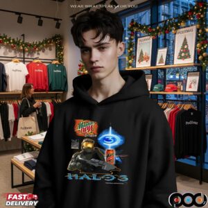 Halo 3 Mountain Dew Energy LiveWire Master Chief Gamer Nostalgia T Shirt