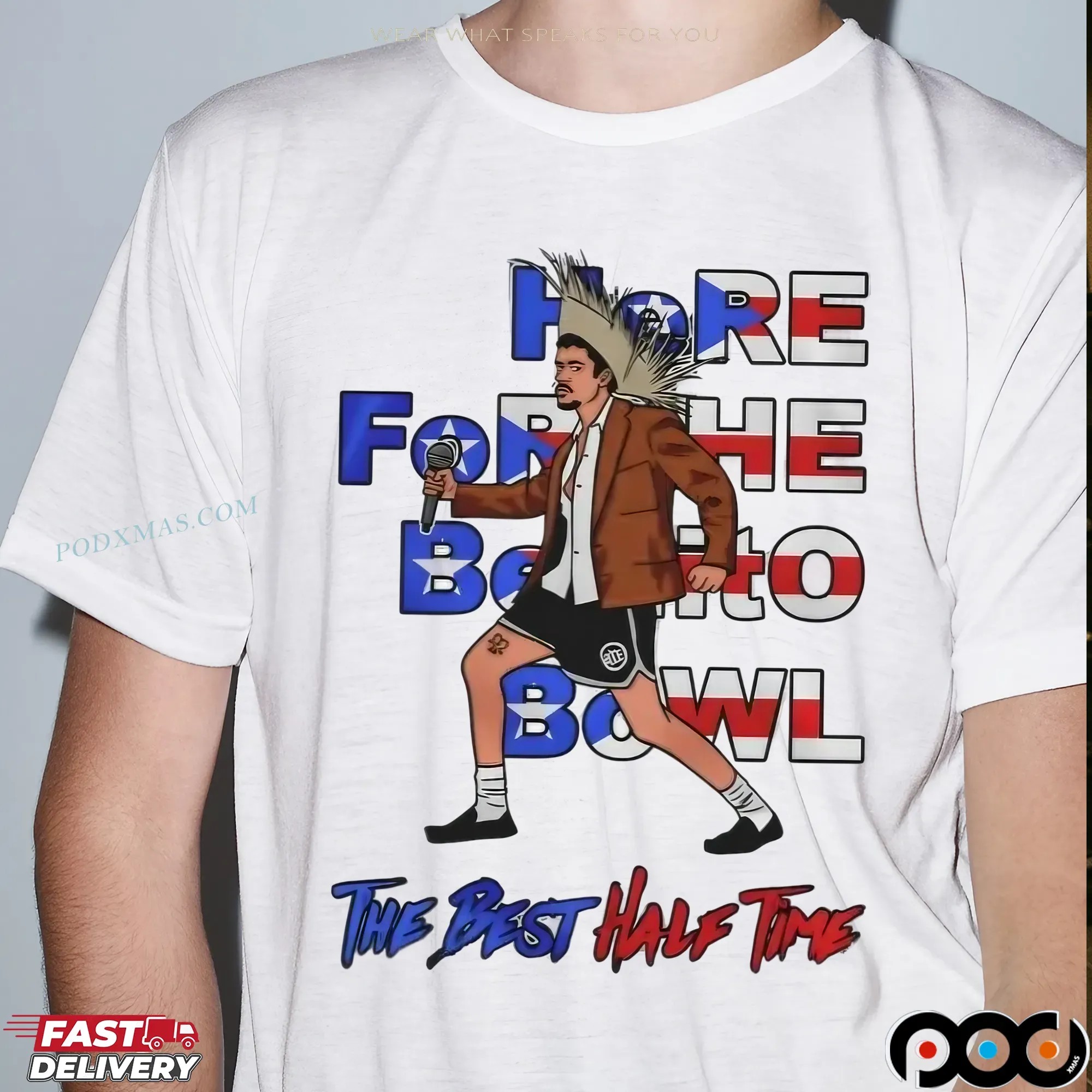 Here For The Benito Bowl Puerto Rico The Best Halftime T Shirt