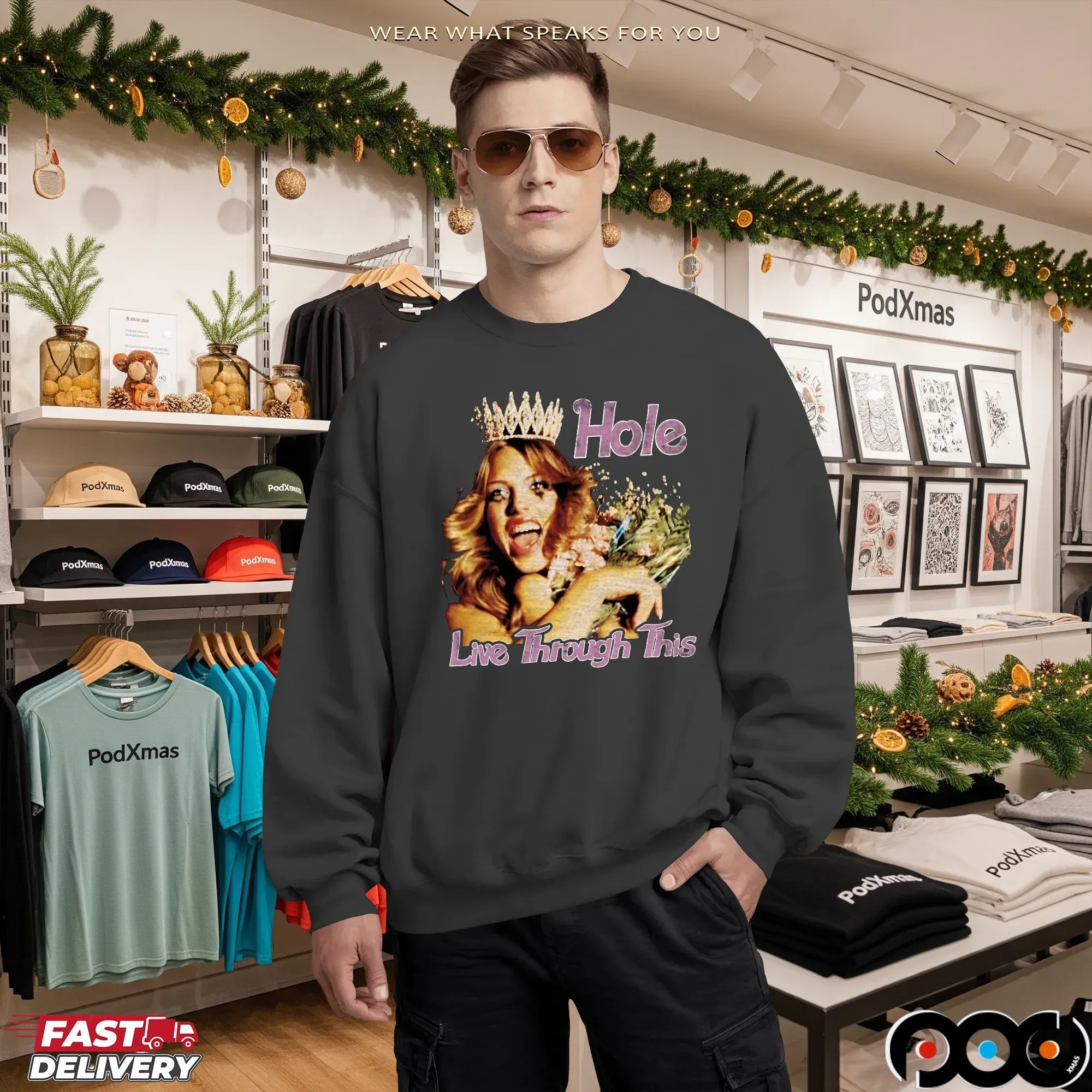 Hole Live Through This Album Cover 'Retro T Shirt