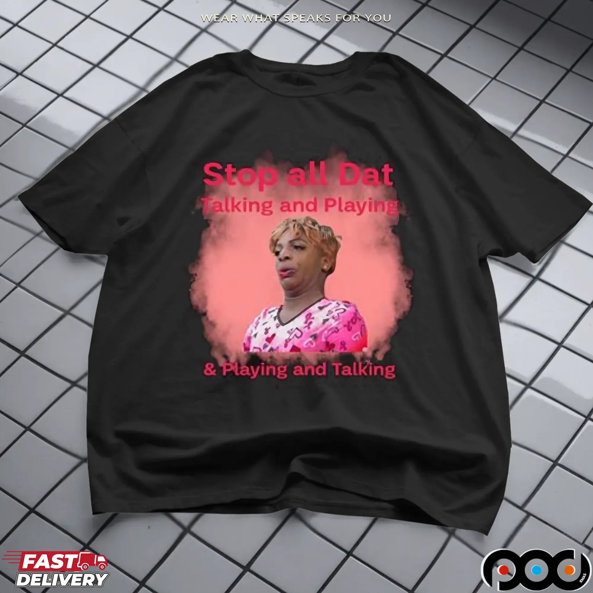 Hollywoodgengen Stop All Dat Talking And Playing T Shirt