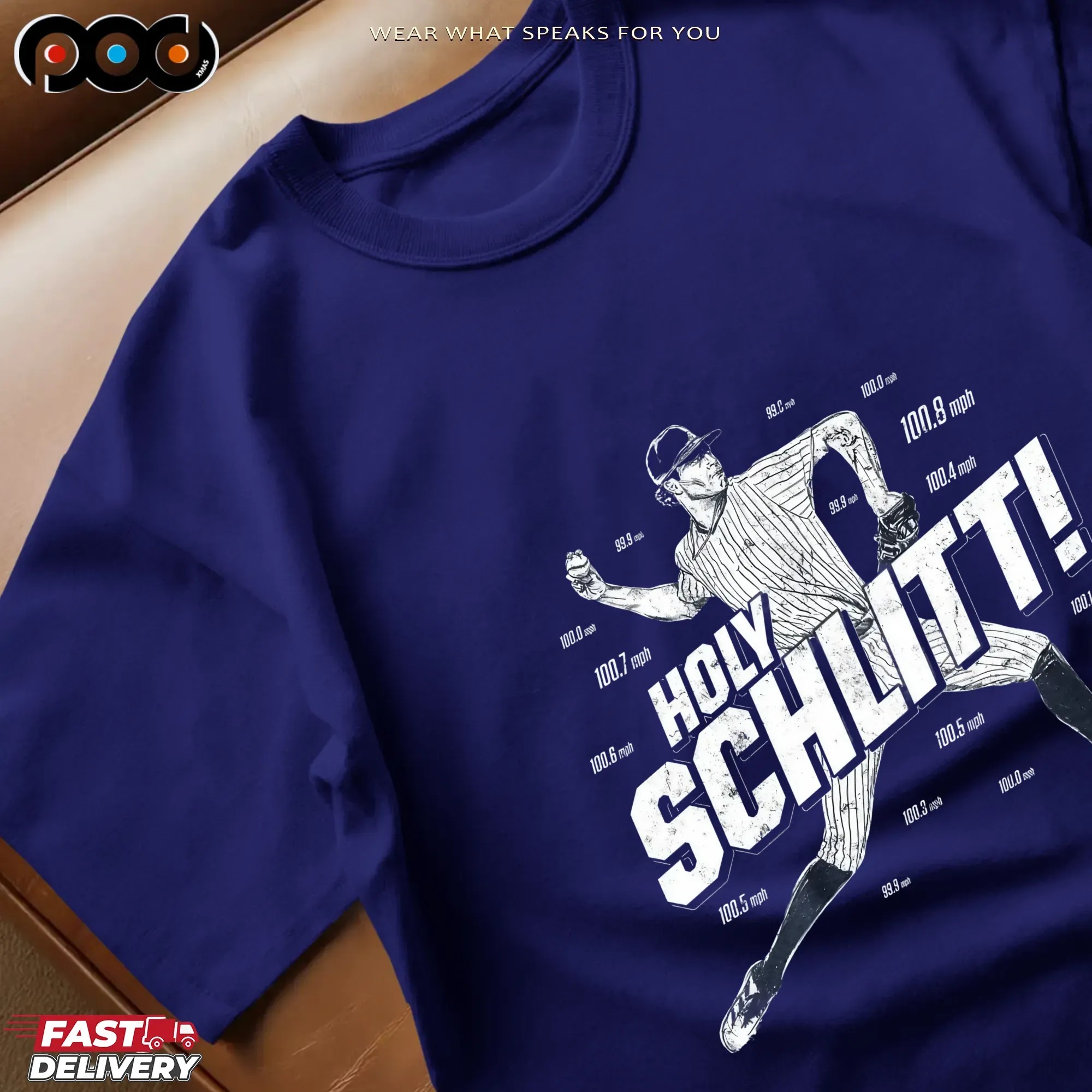 Holy Schlitt Pitching Pose T Shirt