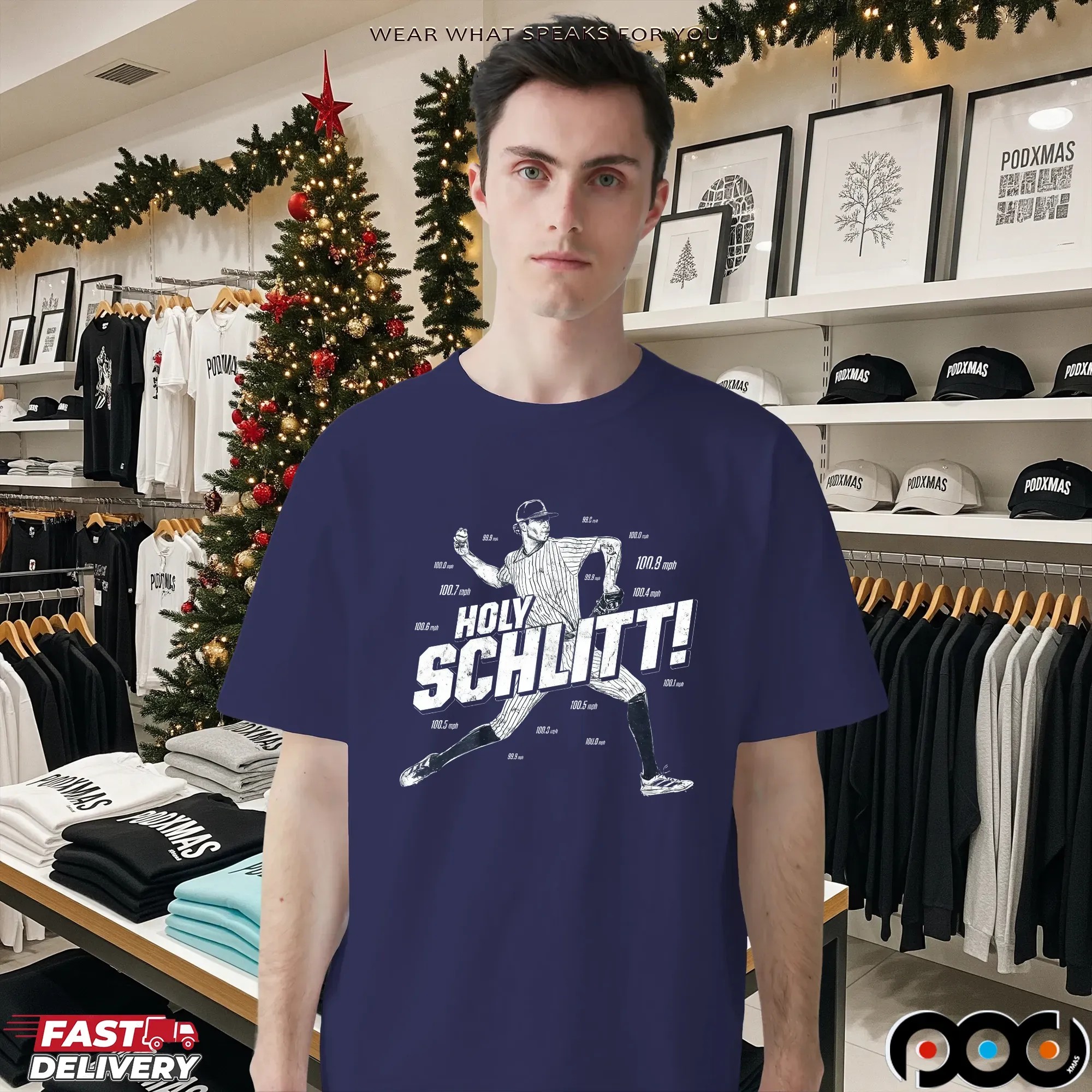 Holy Schlitt Pitching Pose T Shirt