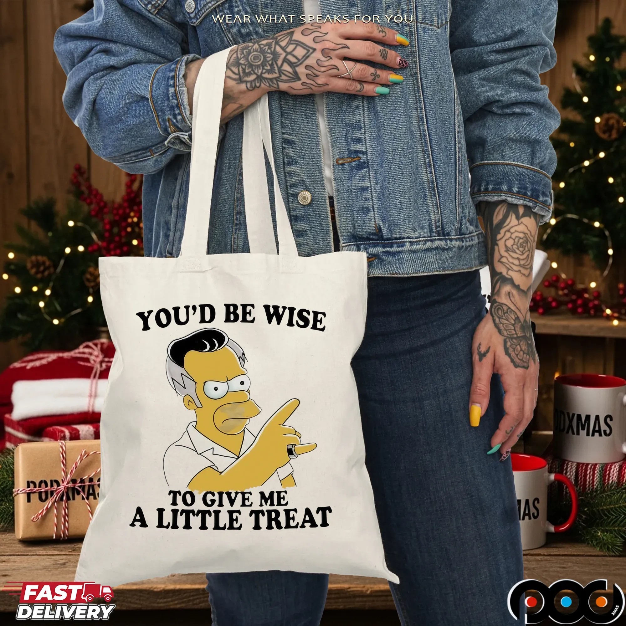 Homer Simpson You'd Be Wise To Give Me A Little Treat T Shirt