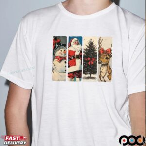 Howdy Christmas Vintage Small Town Christmas T Shirt