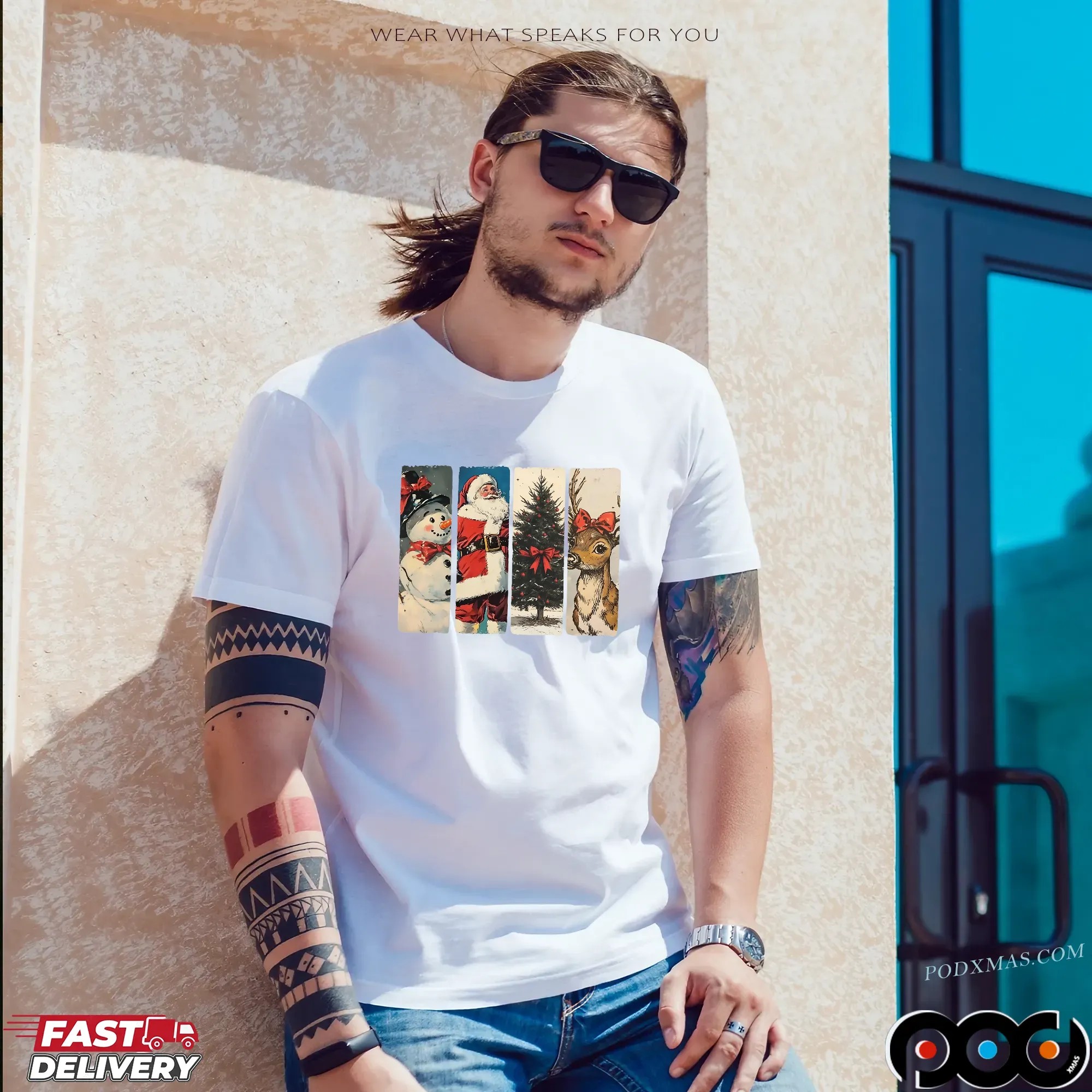Howdy Christmas Vintage Small Town Christmas T Shirt