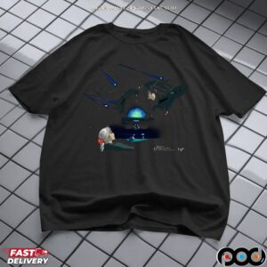 Howl’s Moving Castle Starfall Sophie And Howl Magical Night Sky 2dfantasy Graphic T Shirt