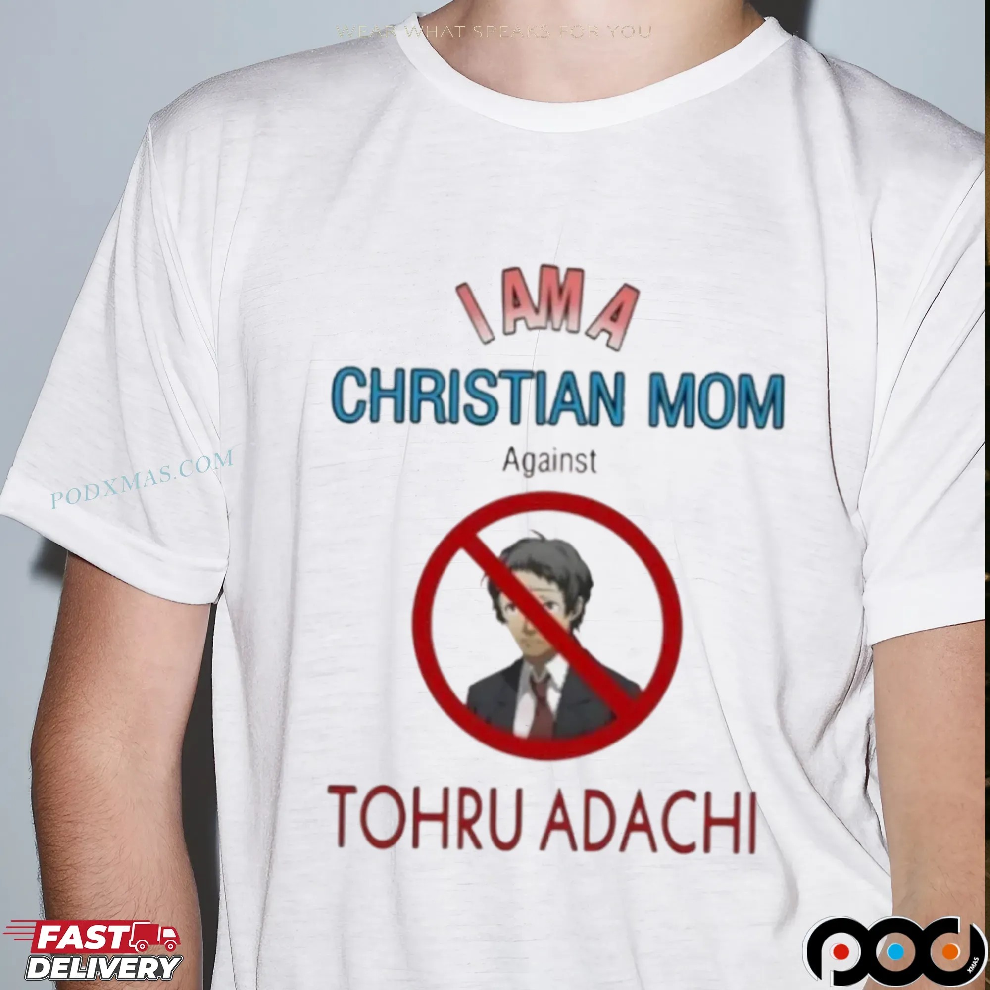 I Am A Christian Mom Against Tohru Adachi Meme T Shirt