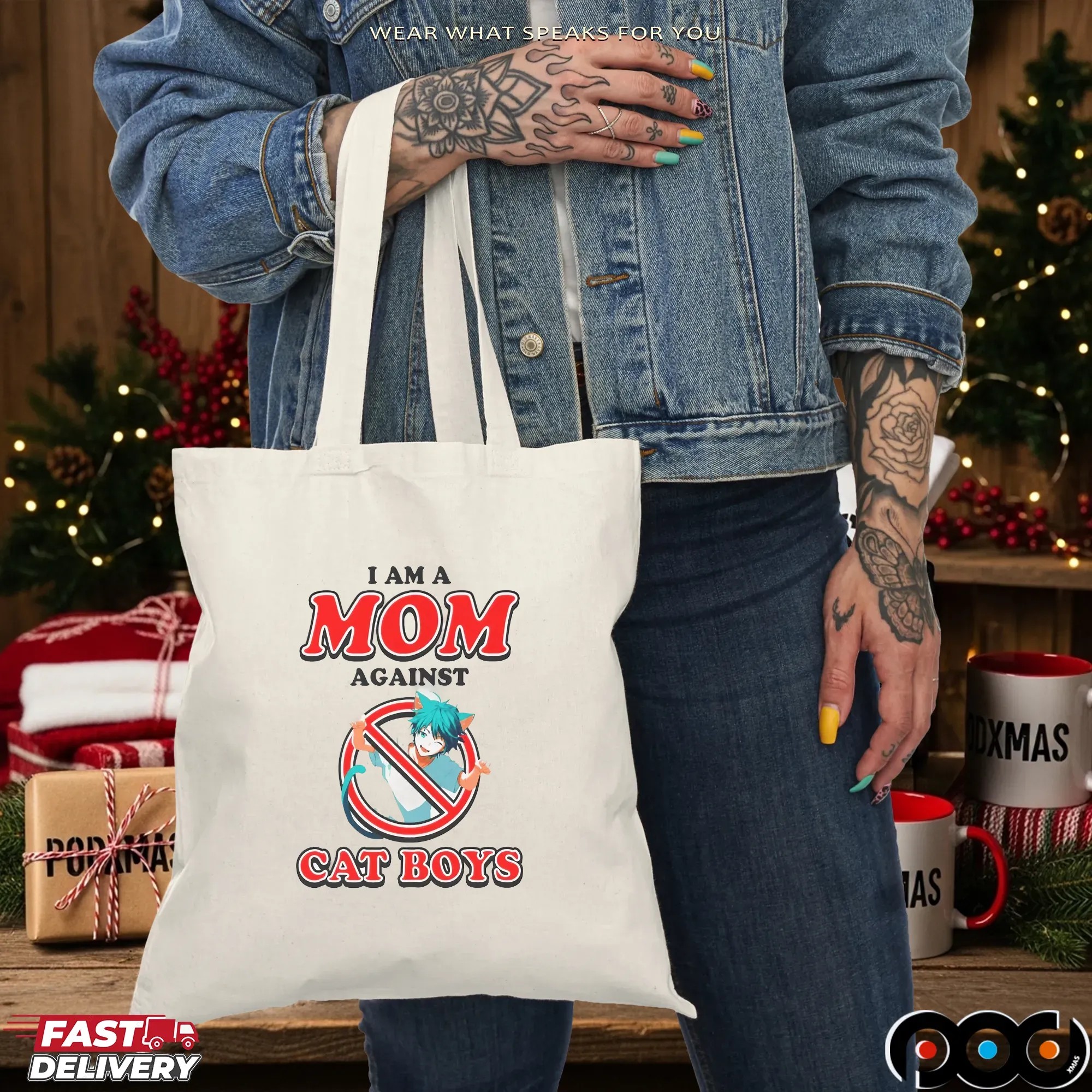 I Am A Mom Against Cat Boys T-shirt