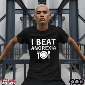 I Beat Survived Anorexia Awareness T-Shirt