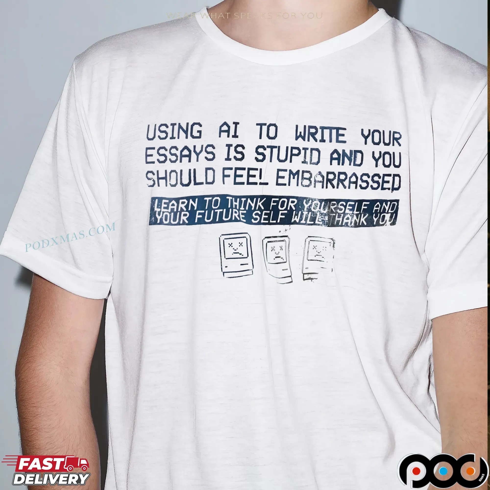 I Hate AI I Am Better Than You Because I Don't Use Chatgpt T Shirt_2