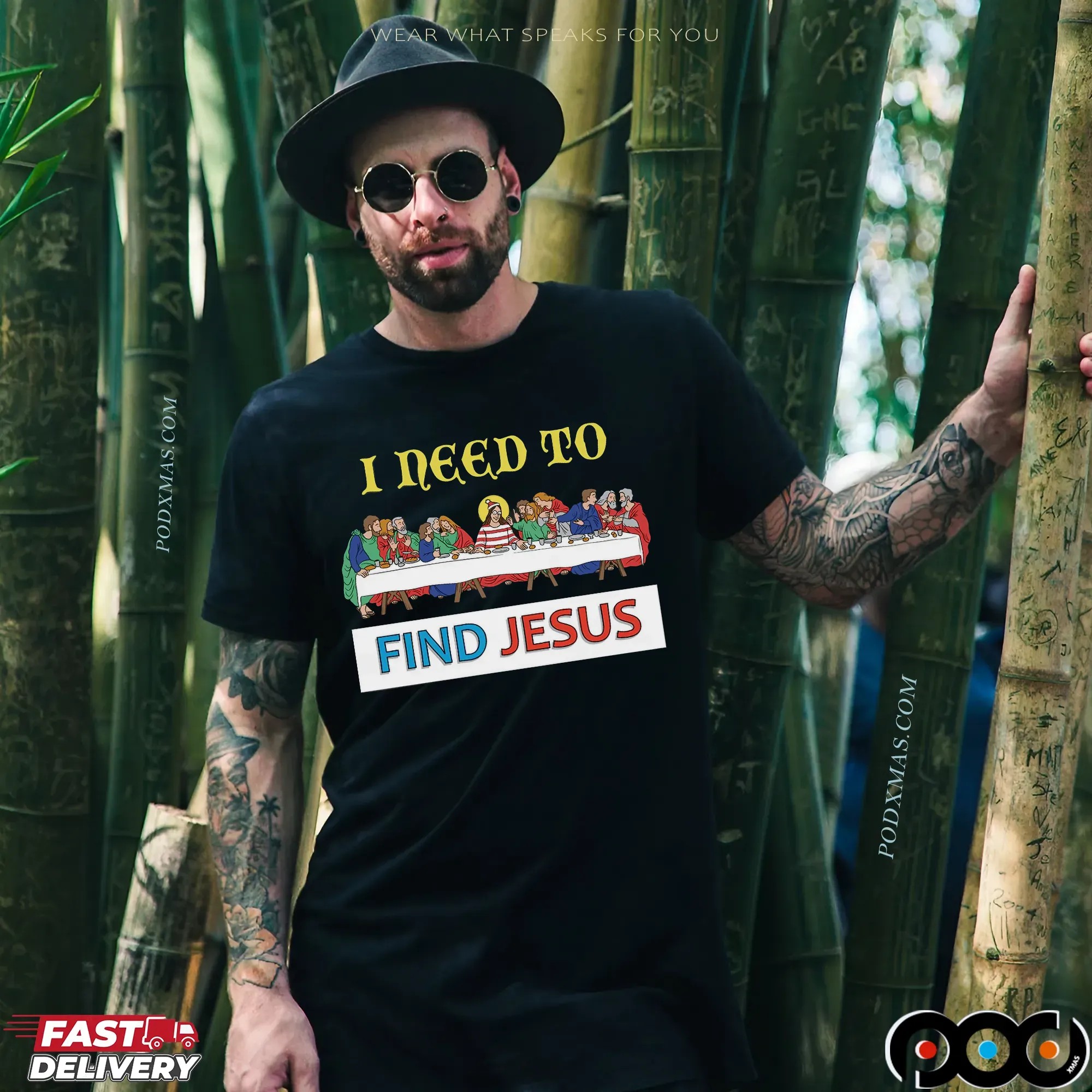 I Need To Find Jesus Where's Wally The Last Supper Christmas T Shirt