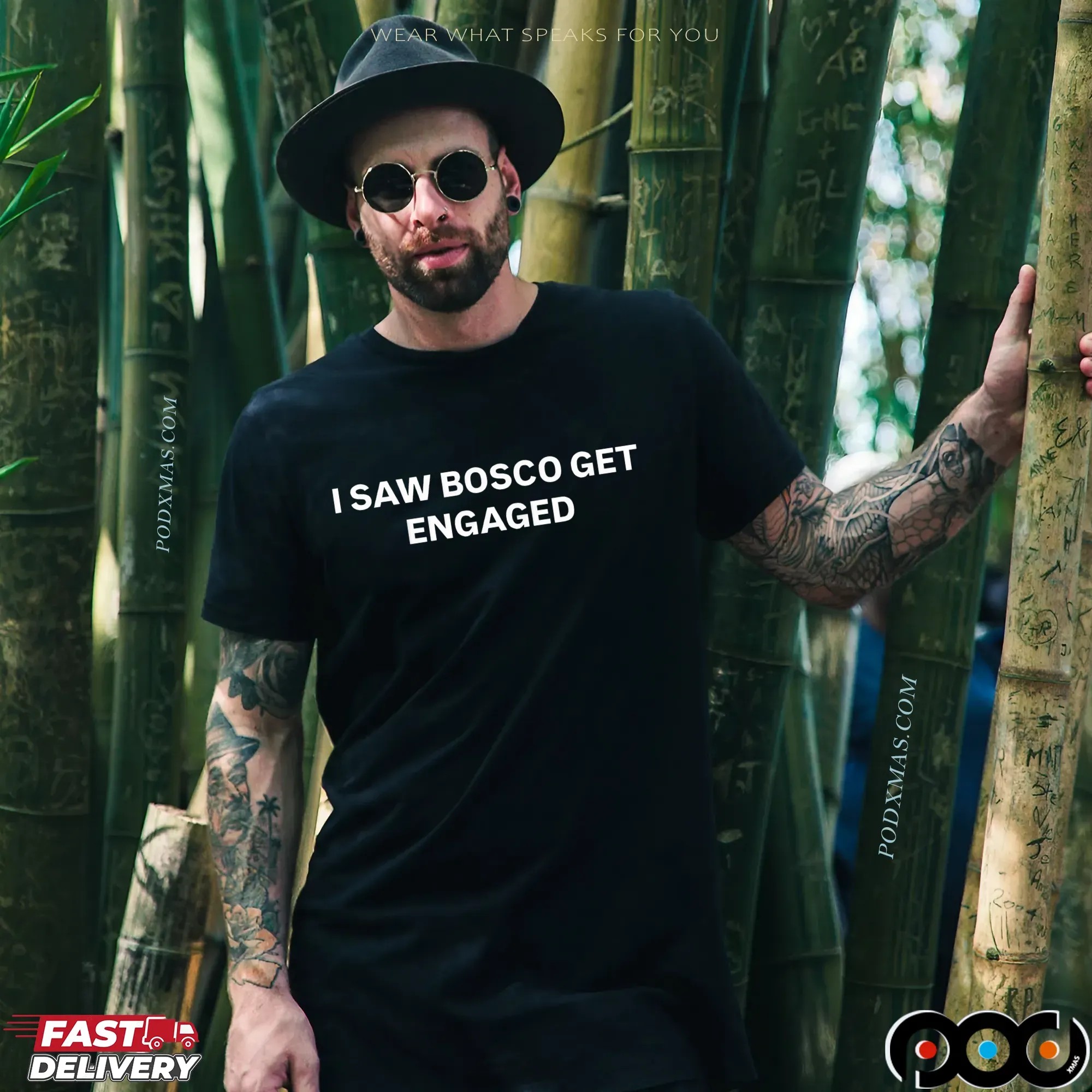 I Saw Bosco Get Engaged Statement T Shirt