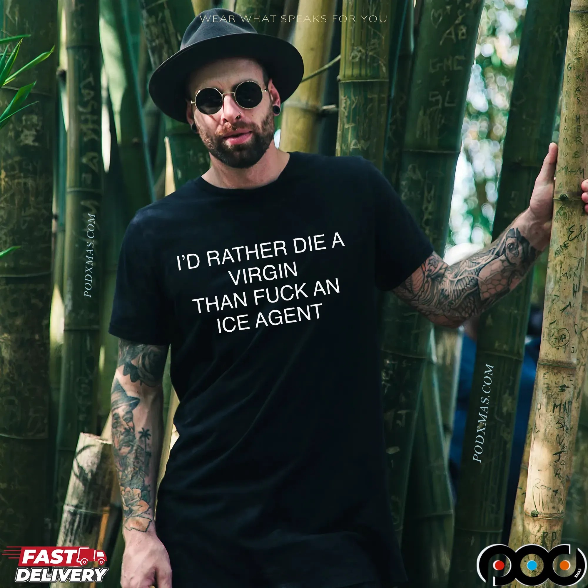 I'd Rather Die A Virgin Than Fuck An Ice Agent T Shirt