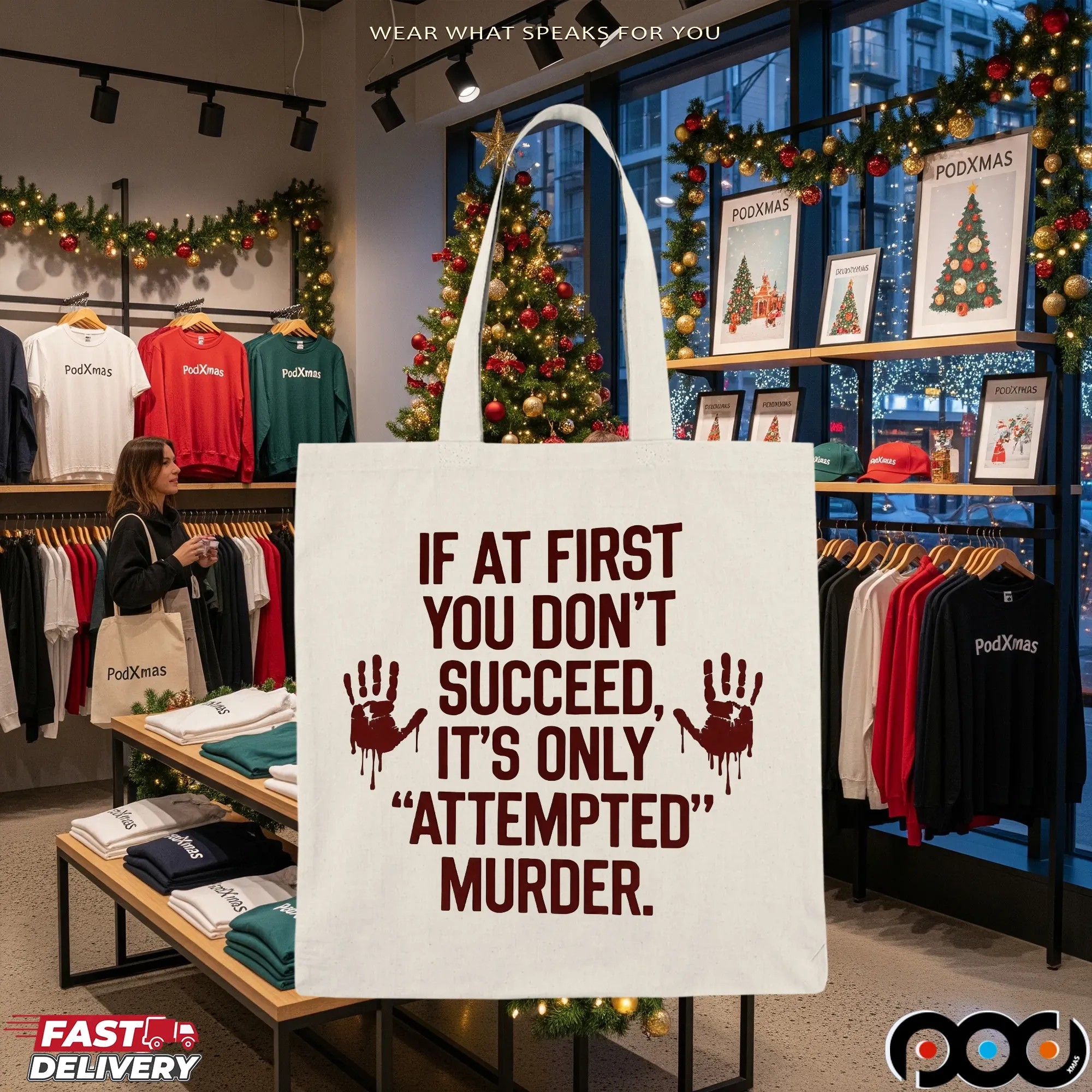 If At First You Don't Succeed, It's Only 'attempted' Murder T Shirt