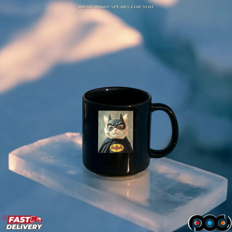 Batman Cat Meme Photo T Shirt