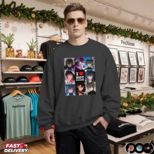 Ike Eveland I love hot nerds graphic t shirt
