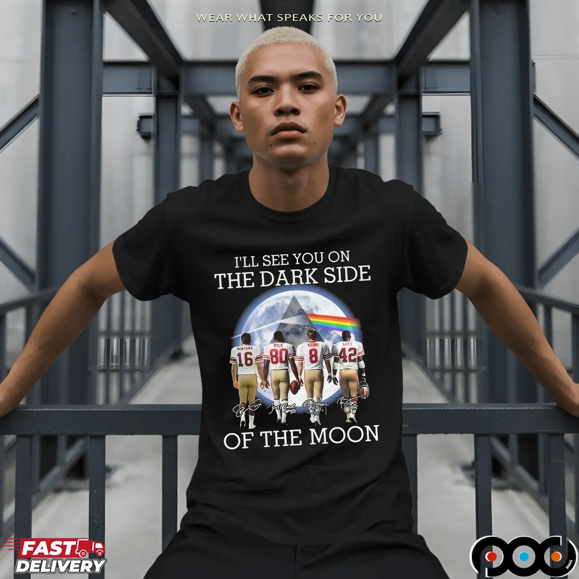 I’ll See You On The Dark Side Of The Moon Pink Floyd San Francisco 49ers Legends 2025 T Shirt