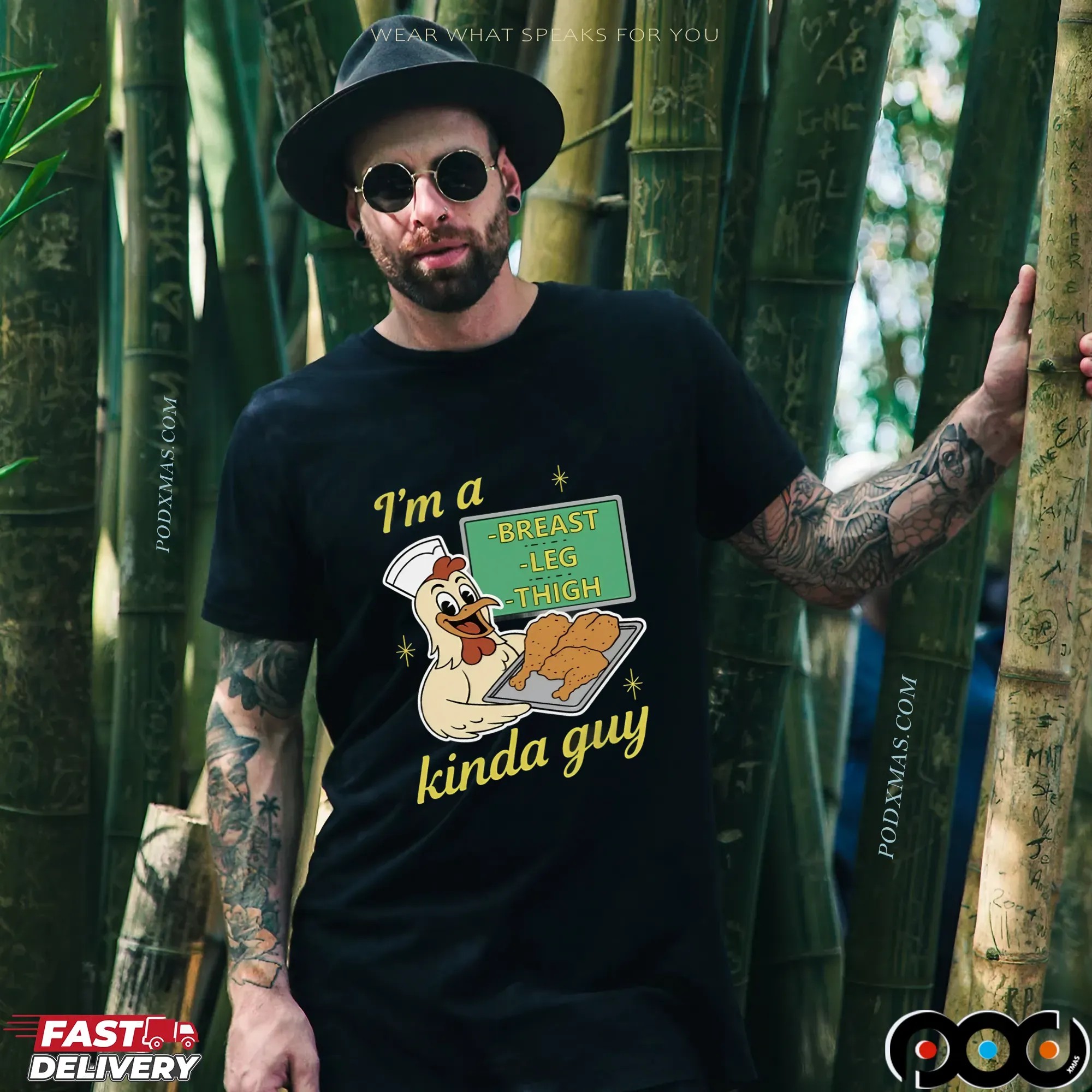 I'm A Breast Leg And Thigh Kinda Guy Chicken T-shirt