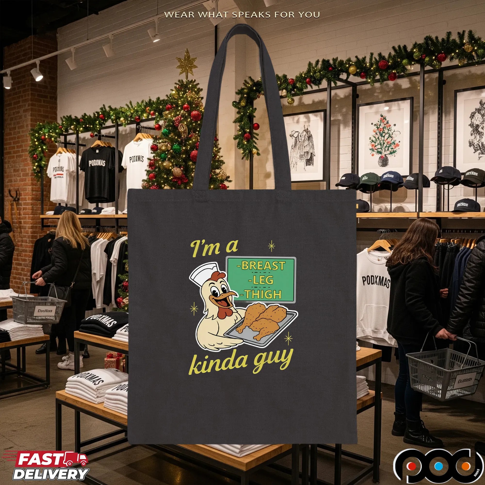I'm A Breast Leg And Thigh Kinda Guy Chicken T-shirt