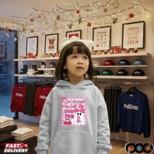 In October We Wear Pink Breast Cancer Awareness Halloween Pink Ghost Shirt