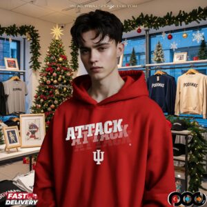 Indiana Hoosiers Football Attack Attack Attack T Shirt