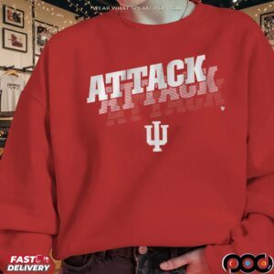 Indiana Hoosiers Football Attack Attack Attack T Shirt