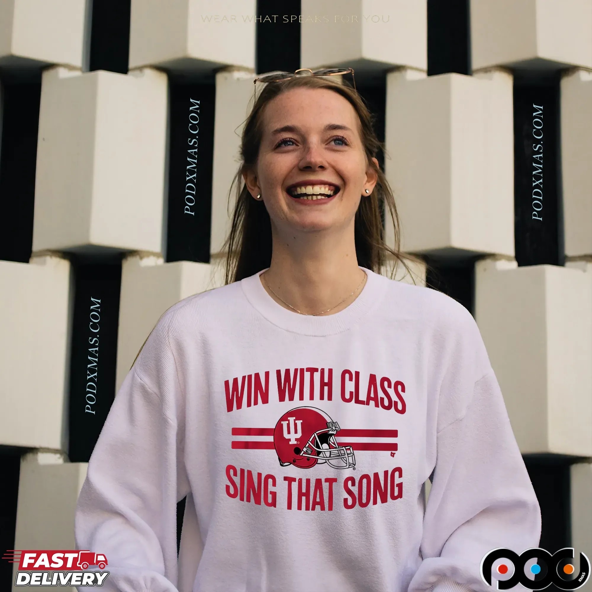 Indiana Hoosiers Football Win With Class, Sing That Song T Shirt