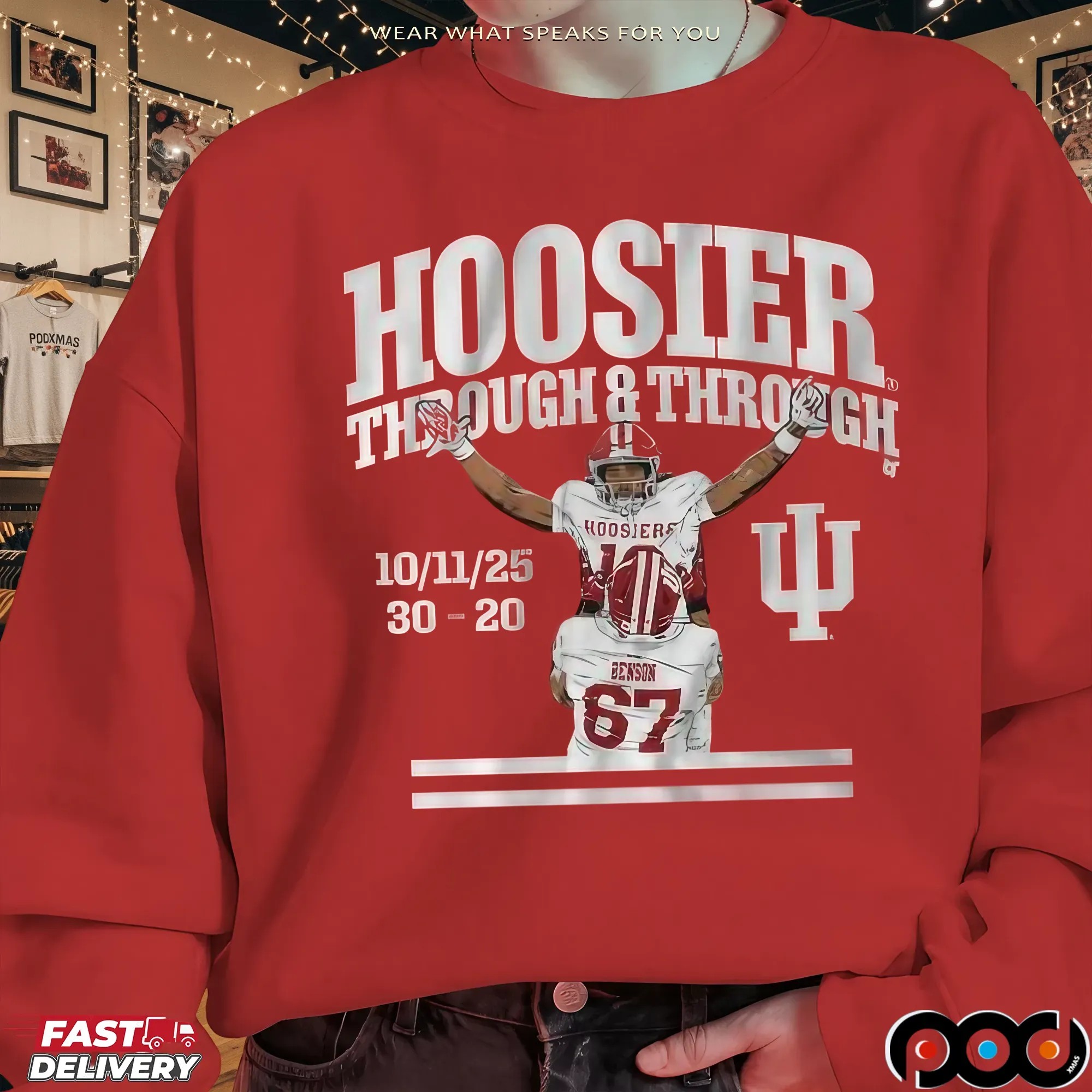Indiana Hoosiers Through and Through 2025 T Shirt