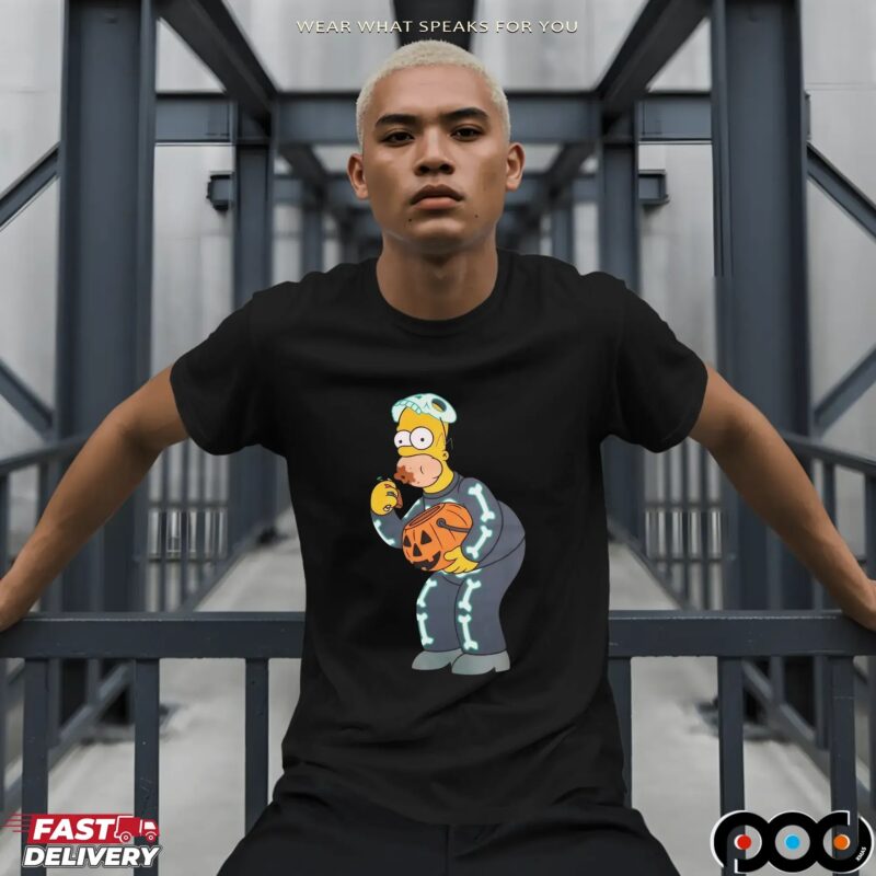 Simpsons Homer Candy Feast Treehouse of Horror Halloween Spooky Meme T Shirt