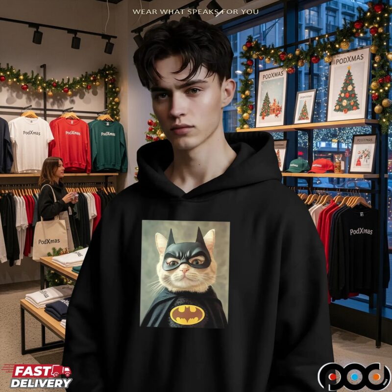 Batman Cat Meme Photo T Shirt