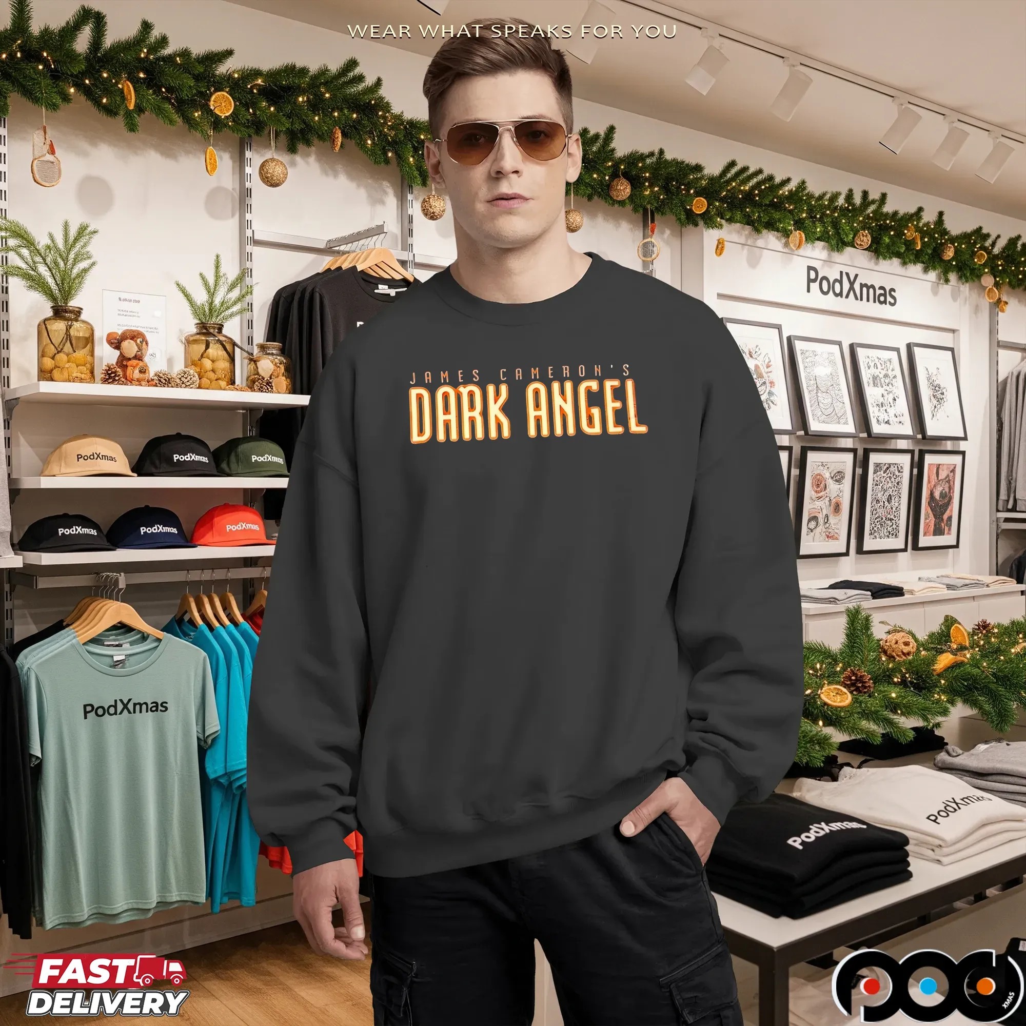 James Cameron's Dark Angel Double Sided T Shirt