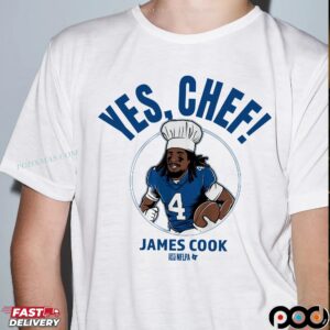 James Cook Buffalo Bills Football Yes Chef T Shirt