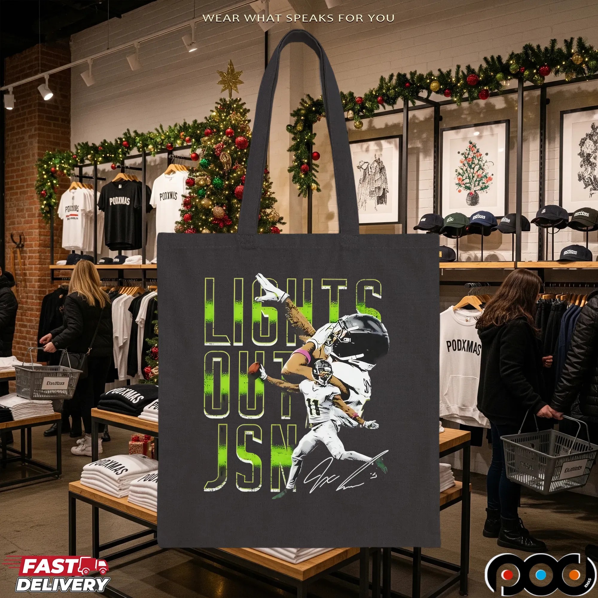 Jaxon Smith-Njigba Lights Out JSN Seattle Seahawks Signature T Shirt