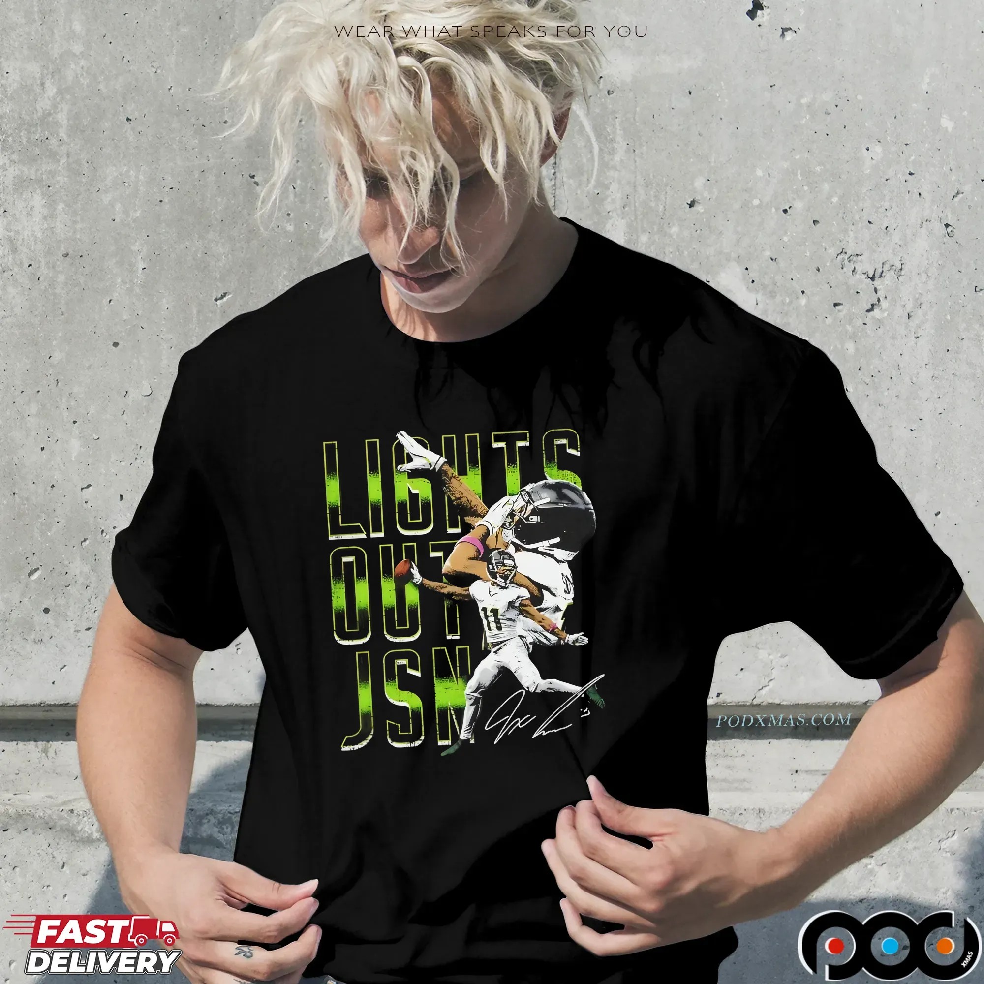 Jaxon Smith-Njigba Lights Out JSN Seattle Seahawks Signature T Shirt