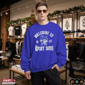 Jaxson Dart Welcome to the Dart Side New York Giants T Shirt