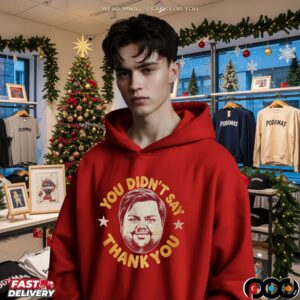 Jd Vance You Didn't Say Thank You Big Face T Shirt