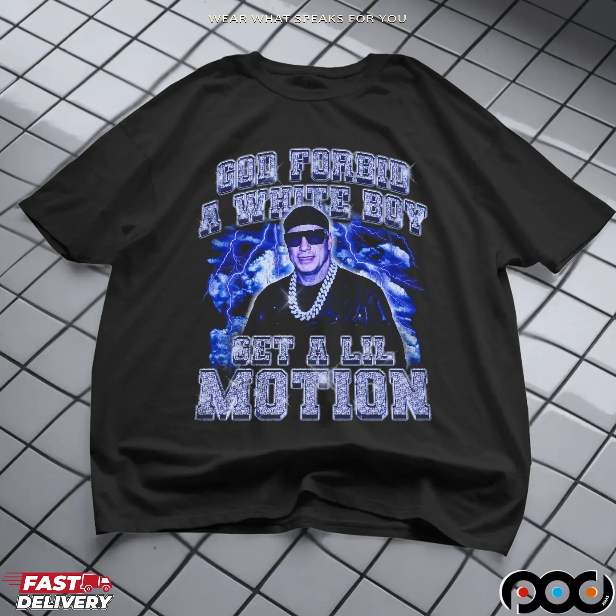 Jeffrey Epstein God Forbid A White Boy Get A Lil Motion Bootleg T Shirt