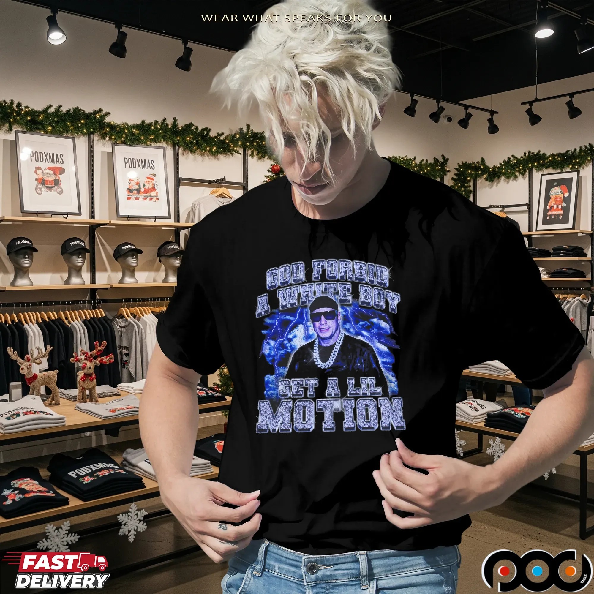 Jeffrey Epstein God Forbid A White Boy Get A Lil Motion Bootleg T Shirt