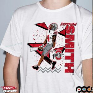 Jeremiah Smith Ohio State Buckeyes Football 90s Style T Shirt