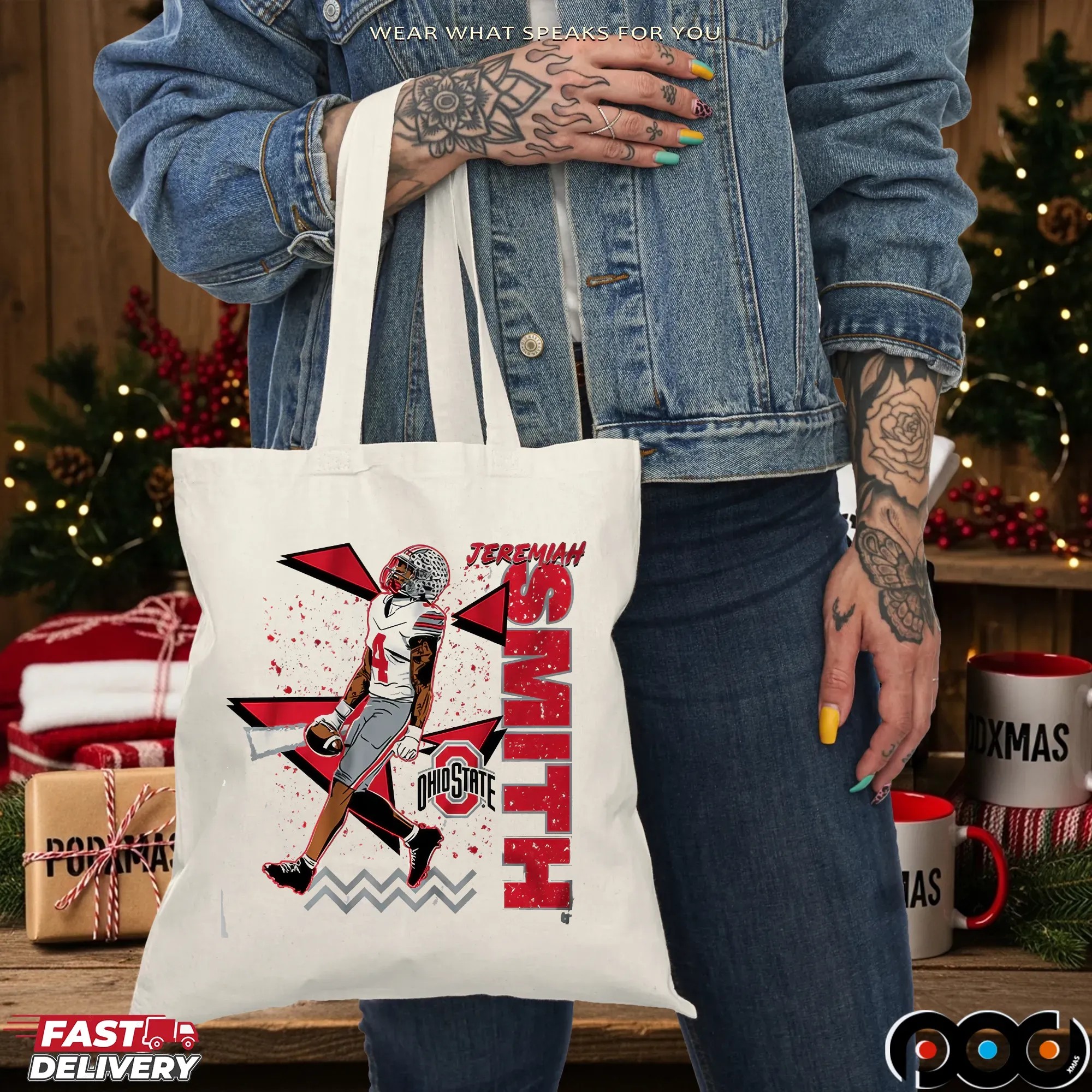 Jeremiah Smith Ohio State Buckeyes Football 90s Style T Shirt