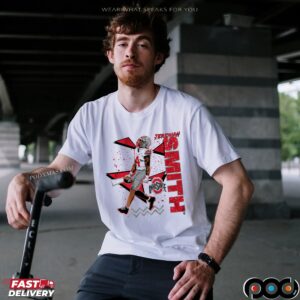 Jeremiah Smith Ohio State Buckeyes Football 90s Style T Shirt