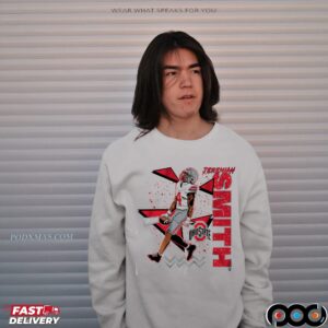 Jeremiah Smith Ohio State Buckeyes Football 90s Style T Shirt