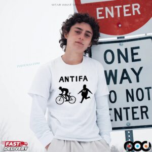 Jesse Duquette Antifa Biker T Shirt