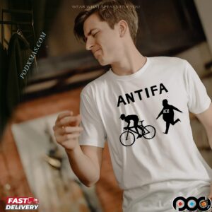 Jesse Duquette Antifa Biker T Shirt