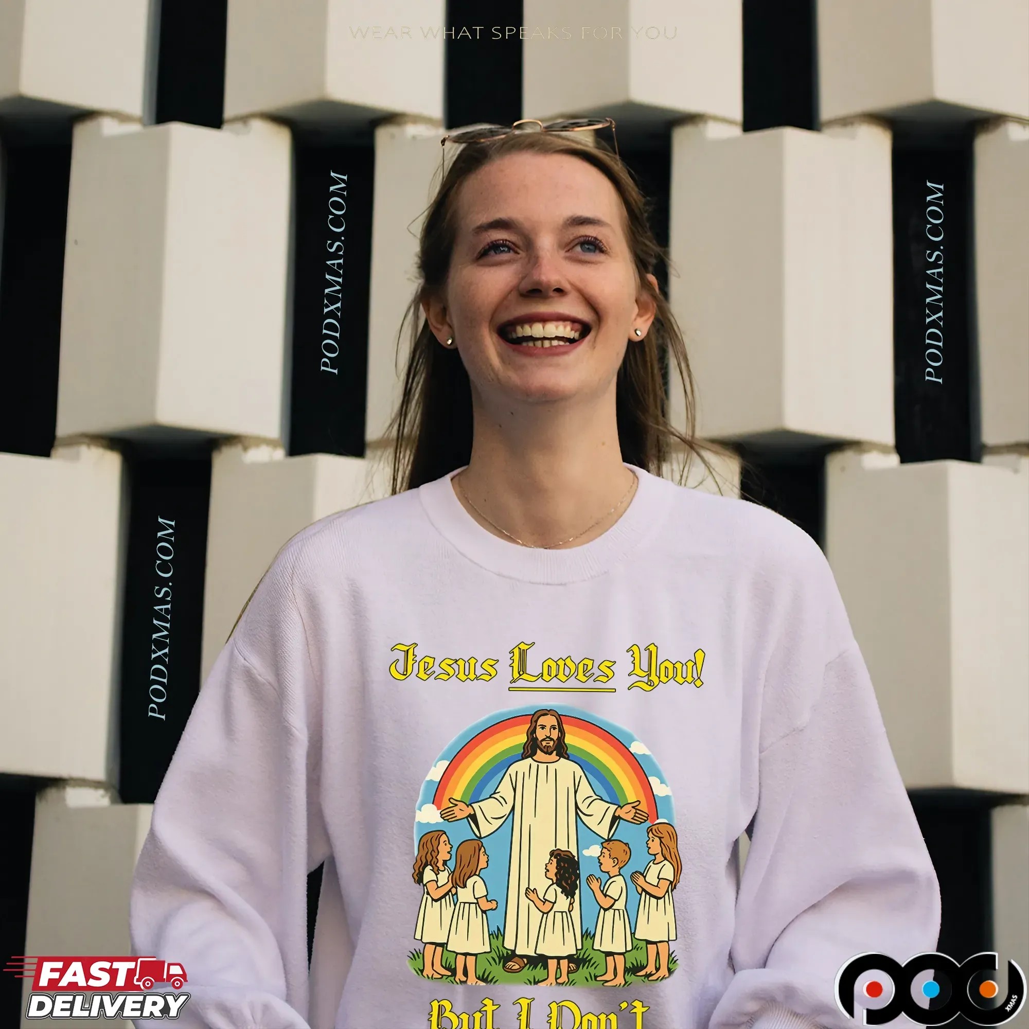 Jesus Loves You But I Don't Fuck Off Meme T Shirt
