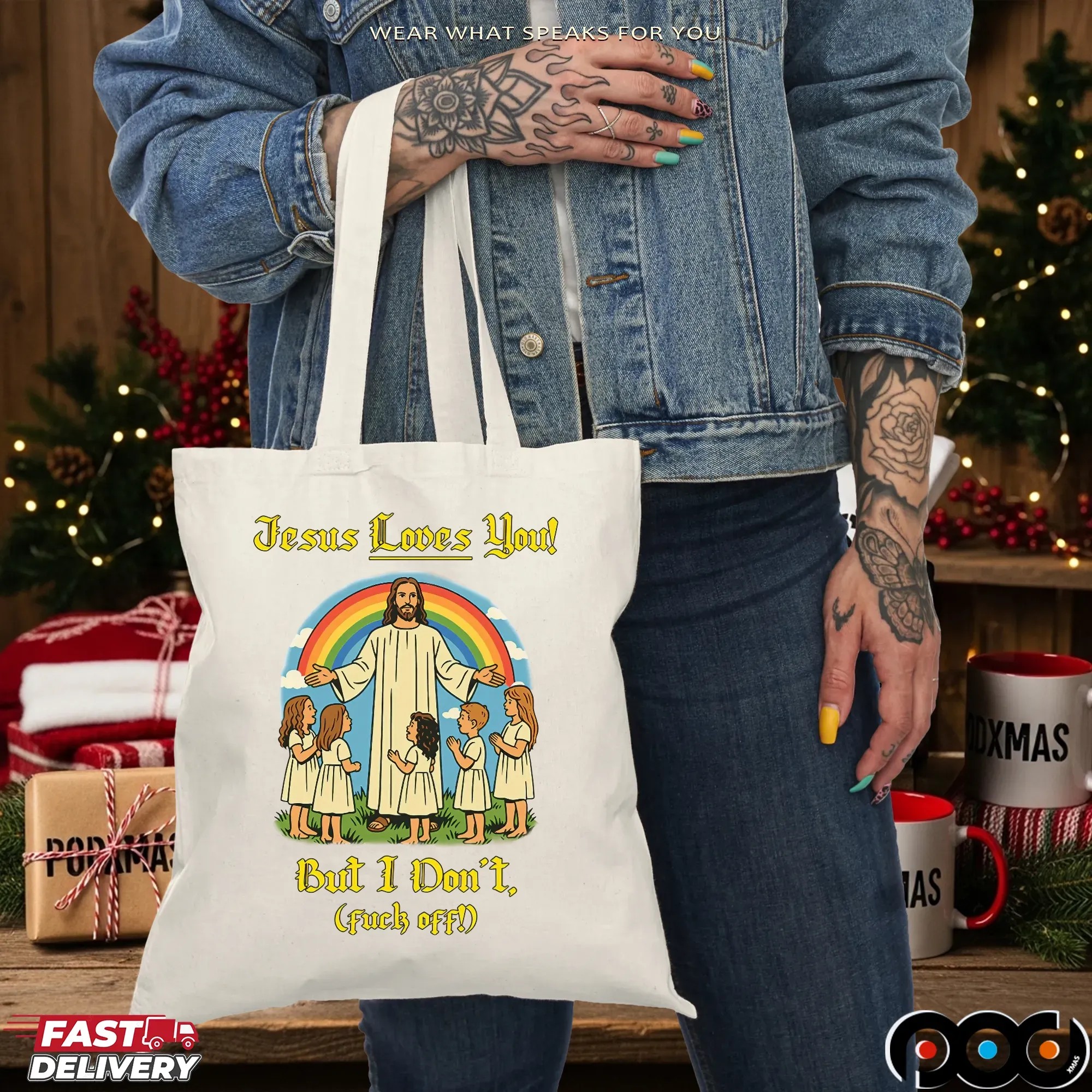 Jesus Loves You But I Don't Fuck Off Meme T Shirt