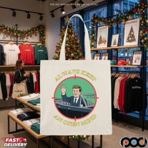 Jfk Always Keep An Open Mind T Shirt